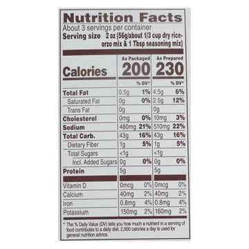 Near East Rice Pilaf Mix - Mushrooms And Herbs - Case Of 12 - 6.3 Oz. - Maras Green