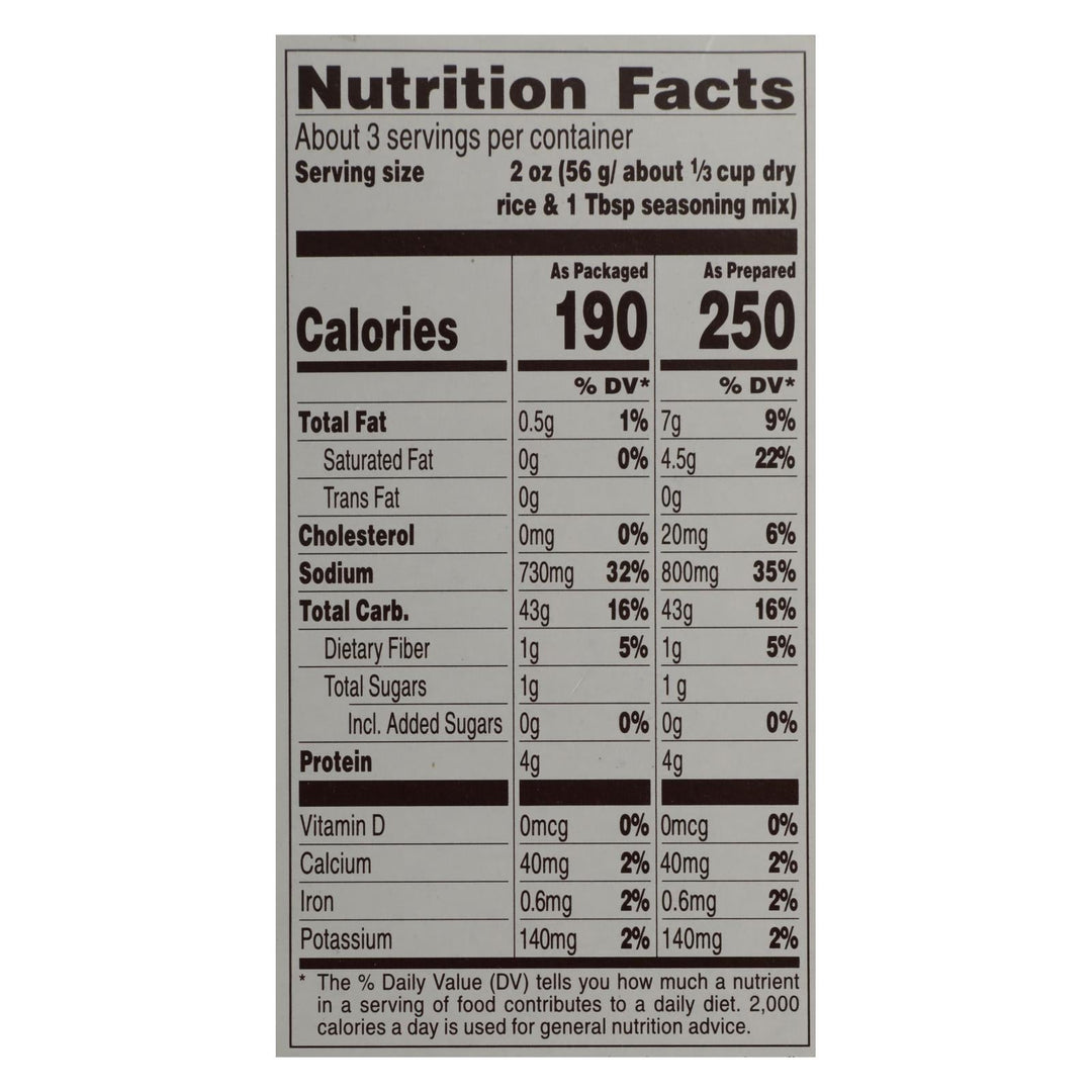 Near East Rice Pilaf Rice - Spanish - Case Of 12 - 6.75 Oz. - Maras Green