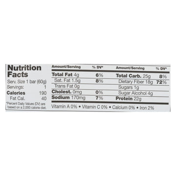 No Cow Bar Blueberry Cobbler Bar - Case Of 12 - 2.12 Oz - Maras Green