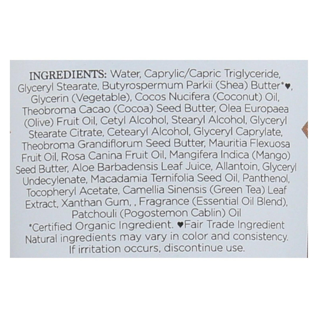 Nubian Heritage - Hand Cream Patchouli&buriti - 1 Each - 4 Oz - Maras Green