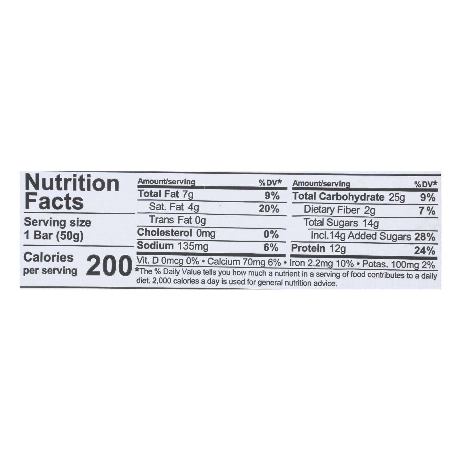 Nugo Nutrition Bar - Dark - Chocolate Chocolate Chip - 50 G - Case Of 12 - Maras Green