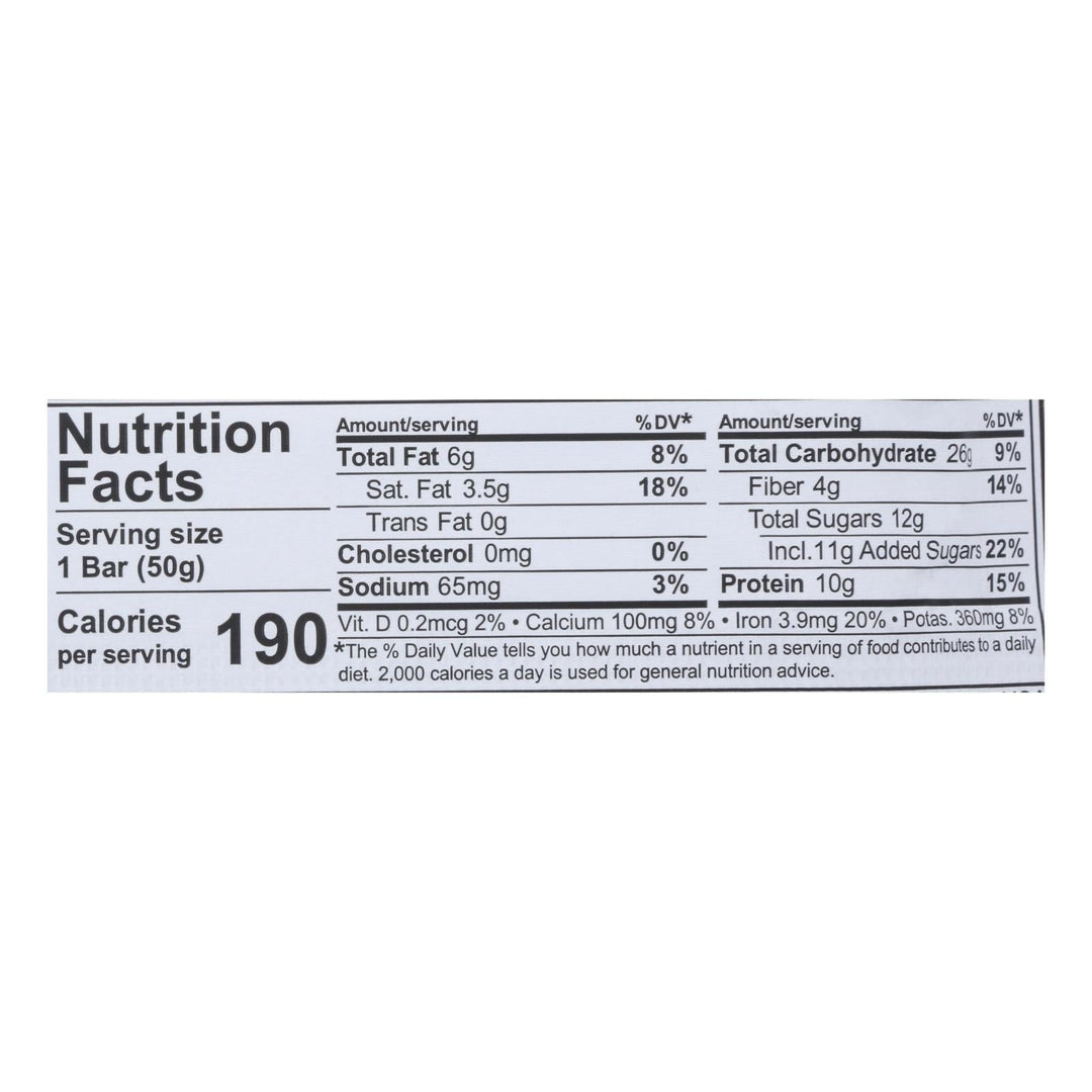 Nugo Nutrition Bar - Organic Double Dark Chocolate - 1.76 Oz - Case Of 12 - Maras Green