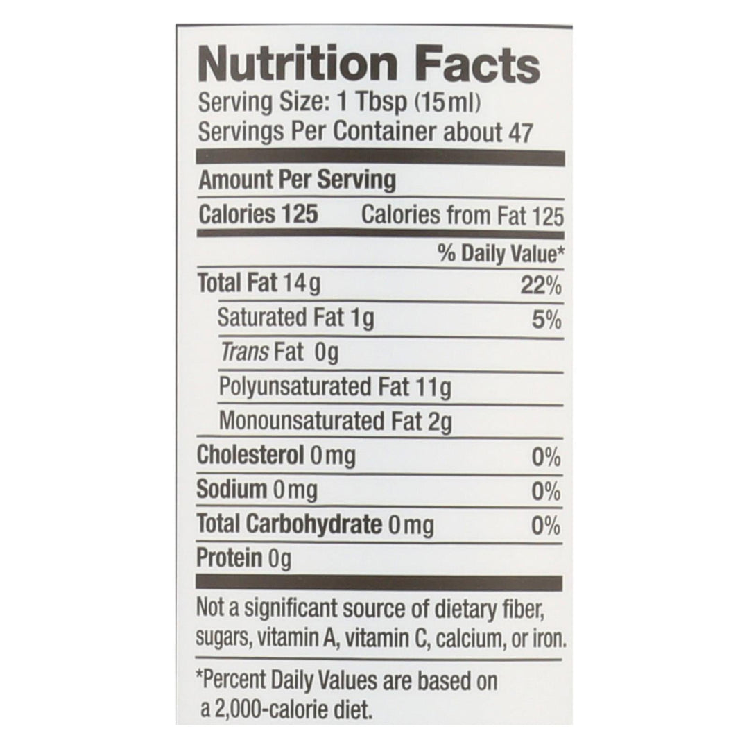 Nutiva Hemp Oil, Cold - pressed - 1 Each - 24 Fz - Maras Green