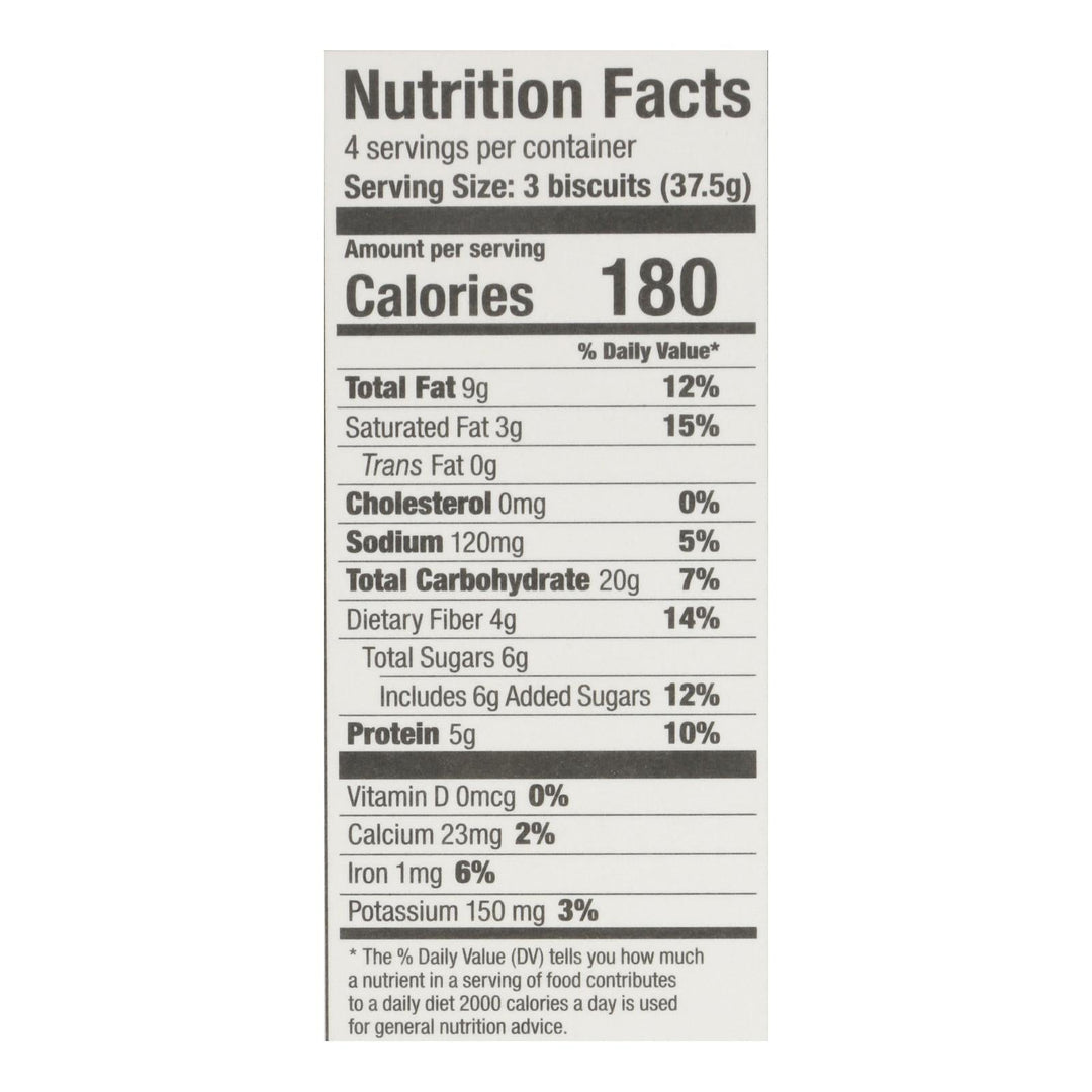 Olyra - Biscuit Hzlenut Carob - Case Of 6 - 5.3 Oz - Maras Green