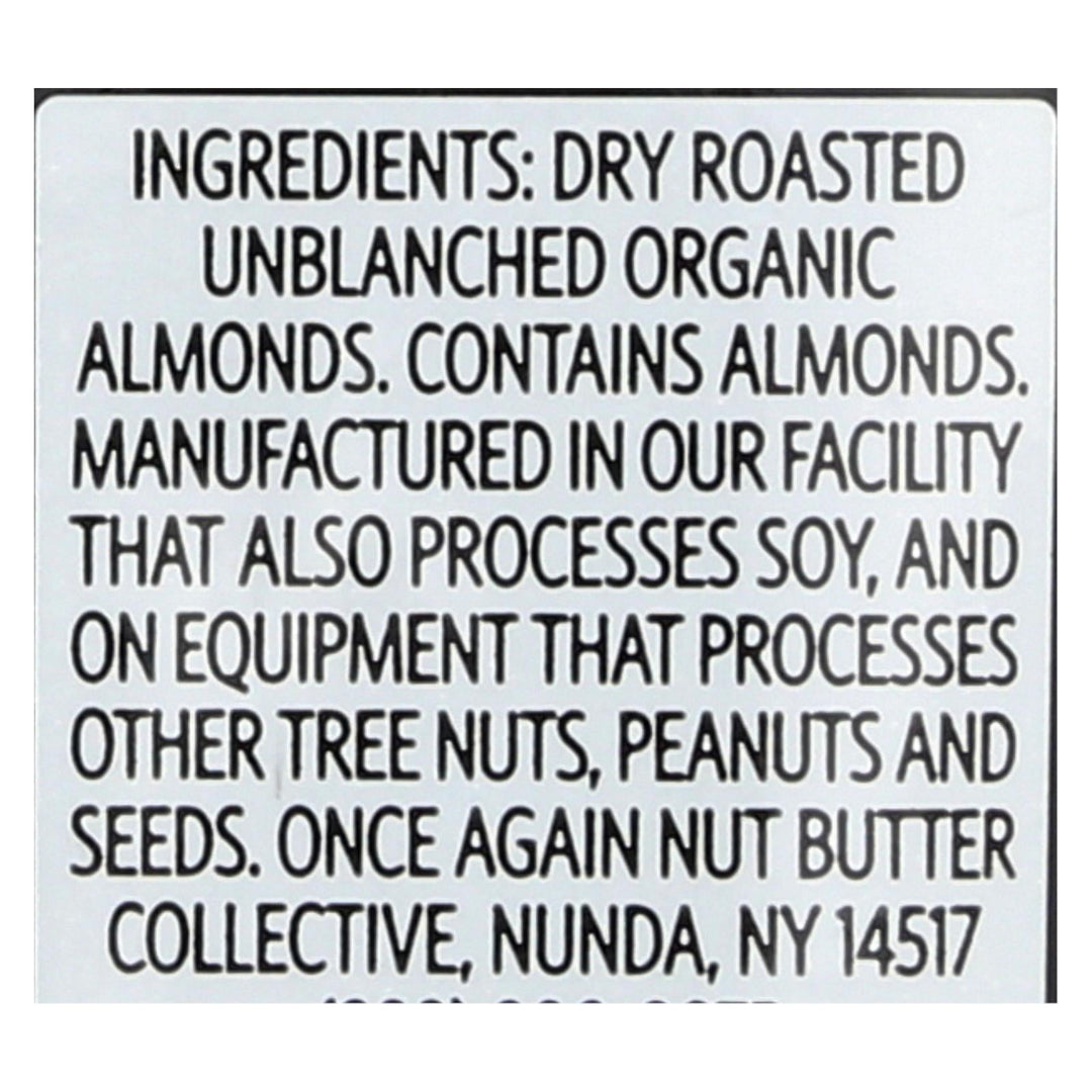 Once Again Almond Butter - Organic - Original - Squeeze Pack - 1.15 Oz - Case Of 10 - Maras Green