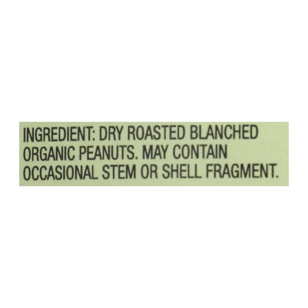 Once Again Organic Creamy Peanut Butter No Salt - Single Bulk Item - 9lb - Maras Green