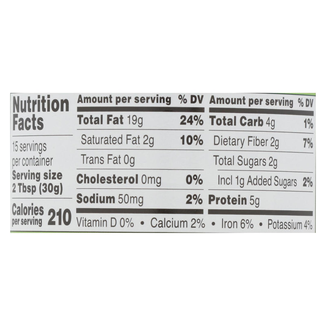 Once Again - Sunflower Butter Smooth - Case Of 6 - 16 Oz - Maras Green