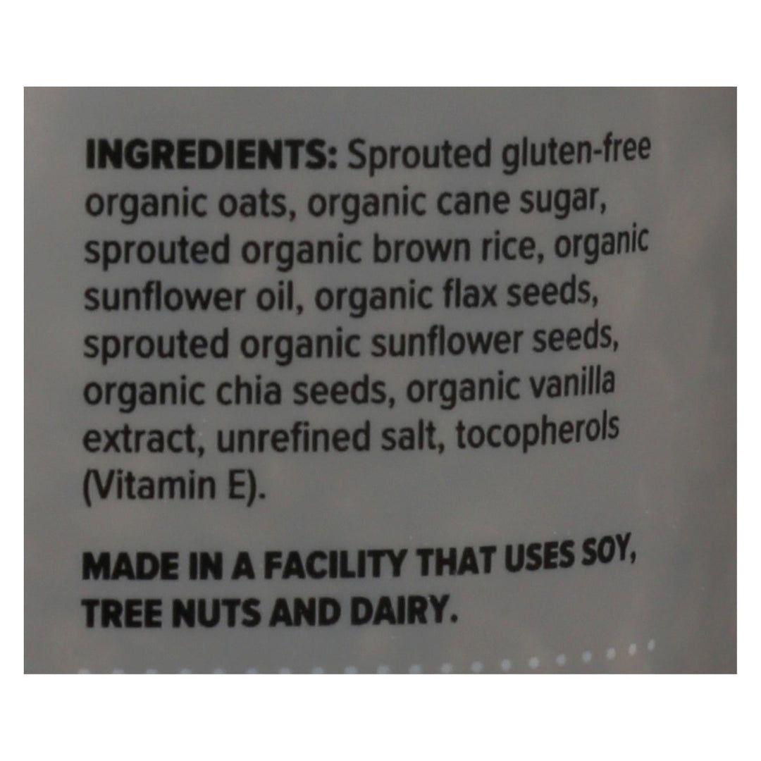 One Degree Organic Foods Sprouted Oat Granola - Vanilla Chia - Case Of 6 - 11 Oz. - Maras Green