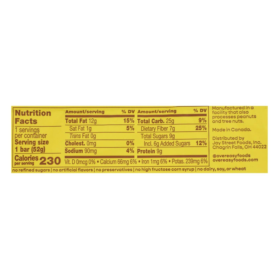 Over Easy - Breakfast Bar Banana Nut - Case Of 12 - 1.8 Oz - Maras Green