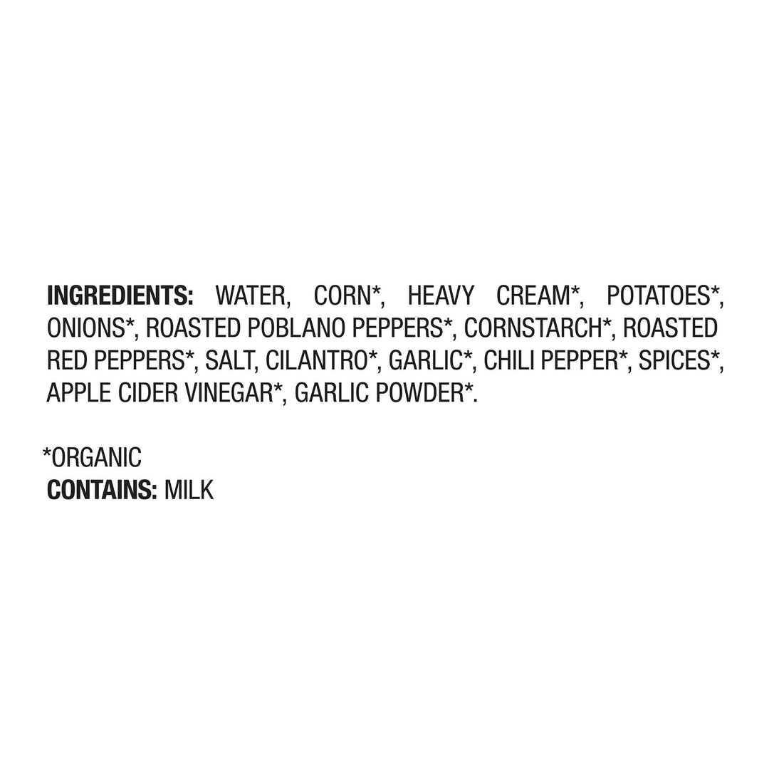 Pacific Foods - Chwdr Poblano Corn - Case Of 12 - 16.3 Oz - Maras Green