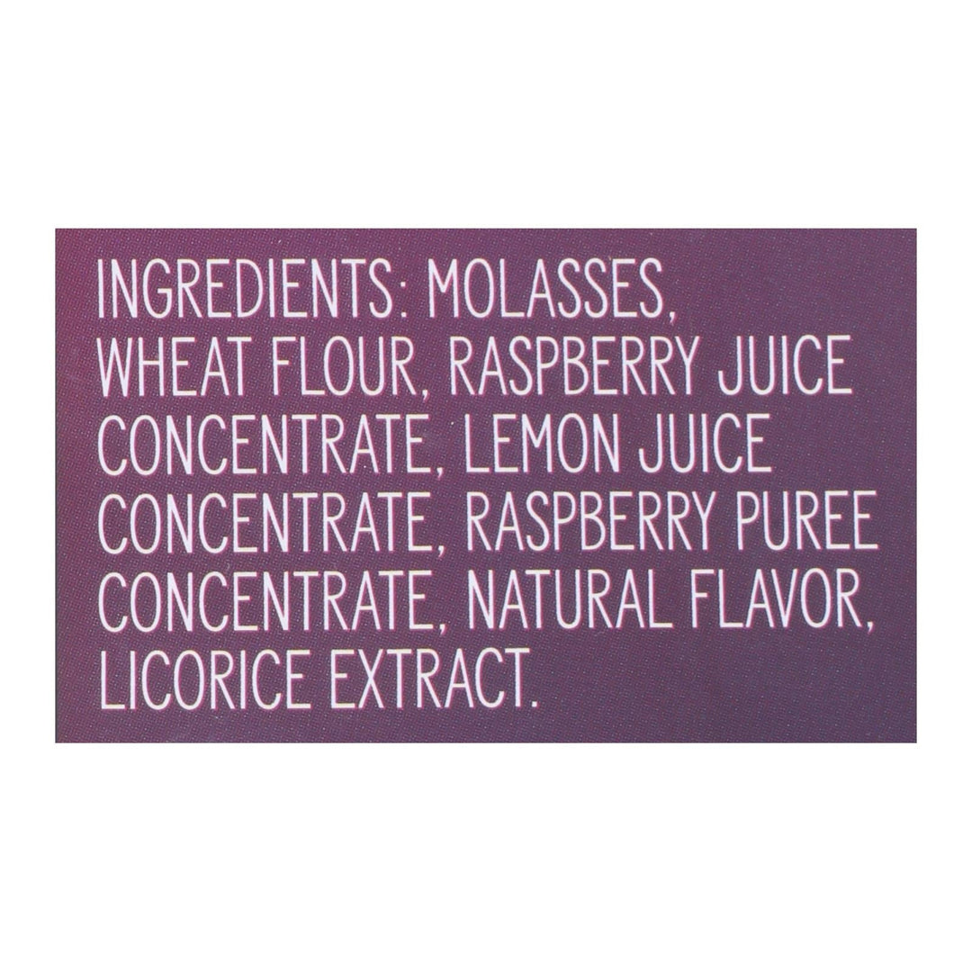 Panda Licorice - Licorice Raspberry Chews - Case Of 8 - 7 Oz - Maras Green