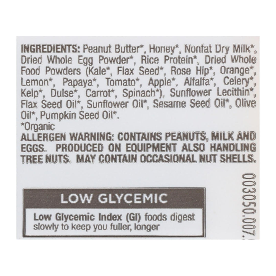 Perfect Bar Peanut Butter Bar - Case Of 8 - 2.5 Oz - Maras Green