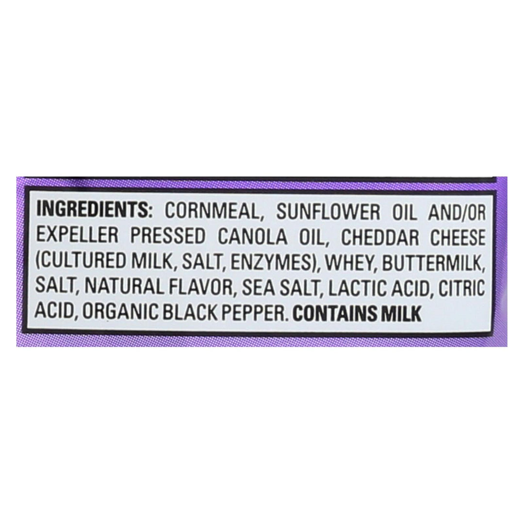 Pirate Brands Smart Puffs - With Real Wisconsin Cheddar - Case Of 12 - 4.5 Oz - Maras Green