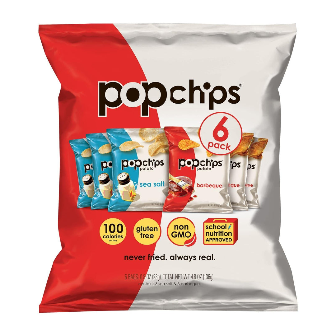 Popchips Potato Chip - Case Of 12 - 4.8 Oz. - Maras Green