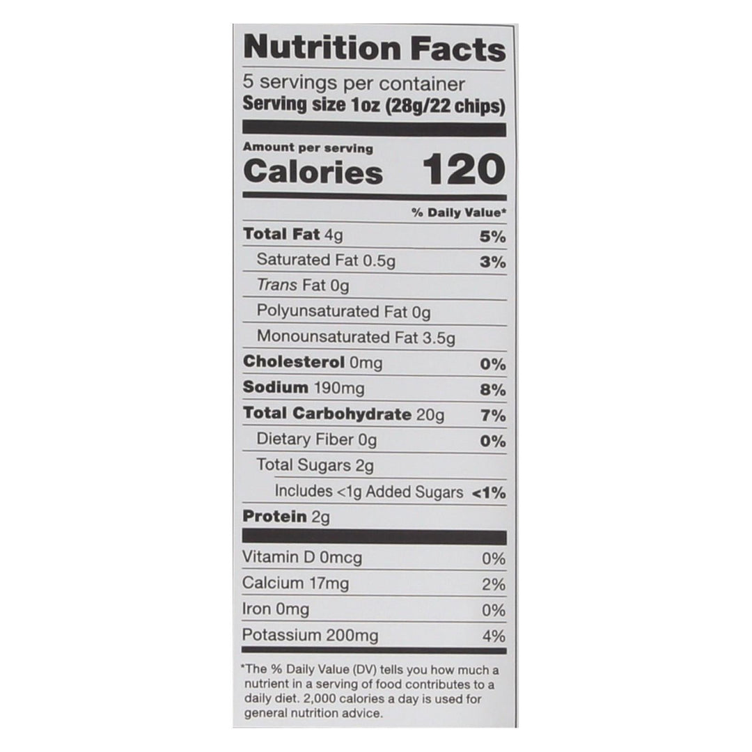 Popchips Potato Chip - Sour Cream - Onion - Case Of 12 - 5 Oz - Maras Green