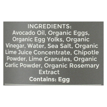 Primal Kitchen Chipotle Lime Mayo - Avocado Oil - Case Of 6 - 12 Oz. - Maras Green