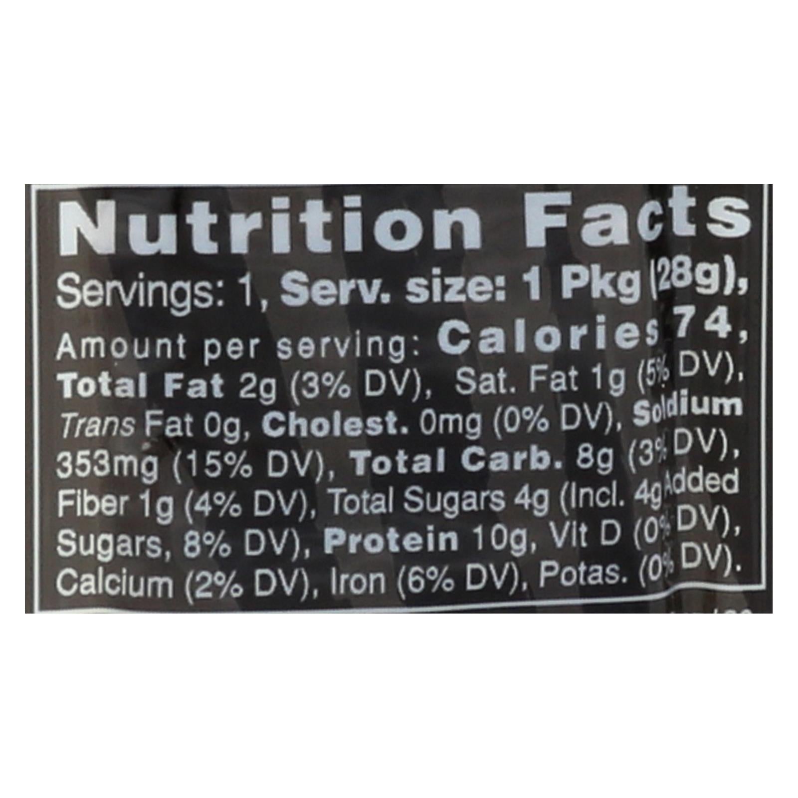 Primal Strips Vegan Jerky - Meatless - Seitan - Thai Peanut - 1 Oz - Case Of 24 - Maras Green
