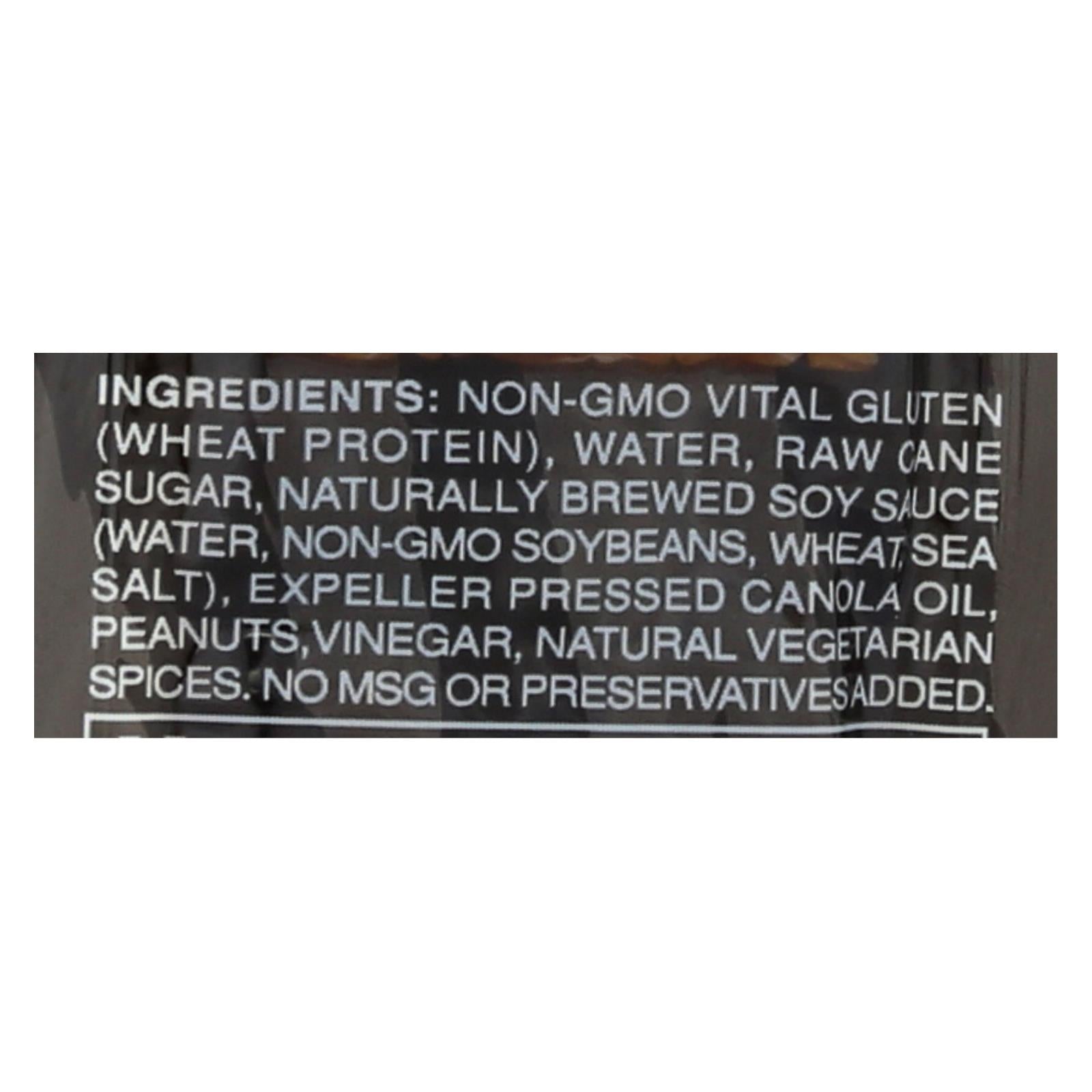 Primal Strips Vegan Jerky - Meatless - Seitan - Thai Peanut - 1 Oz - Case Of 24 - Maras Green