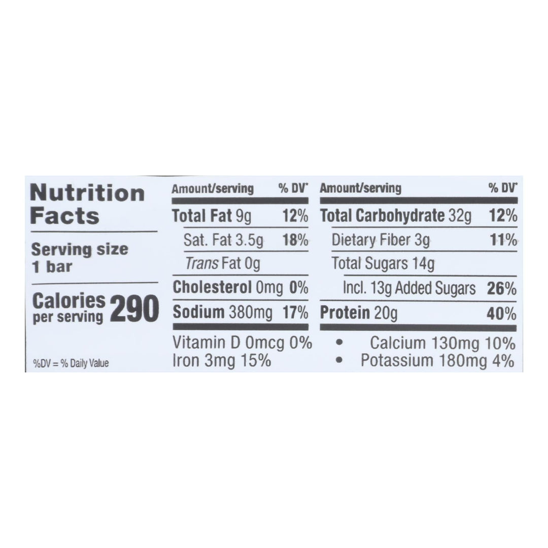 Probar Peanut Butter Chocolate Core Bar - Case Of 12 - 2.46 Oz - Maras Green