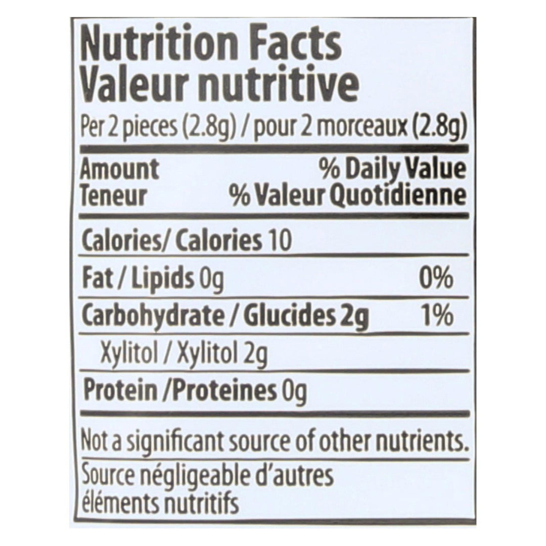 Pur Peppermint Gum - Case Of 12 - 2.72 Oz - Maras Green