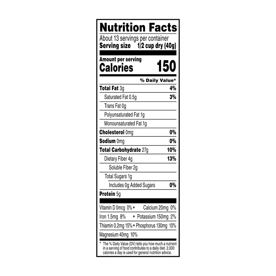 Quaker 100% Natural Whole Grain Oatmeal - Case Of 12 - 18 Oz - Maras Green