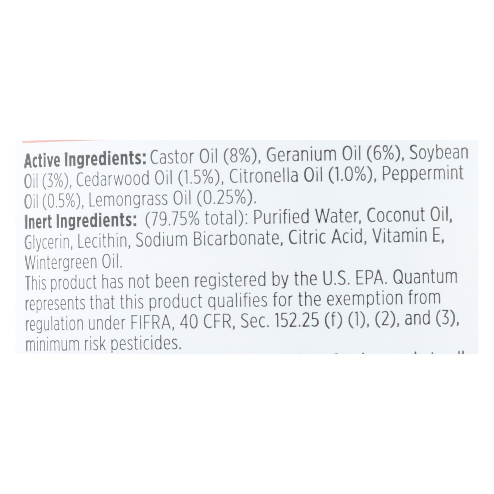 Quantum Research Buzz Away Extreme Spray - 8 Oz - Maras Green