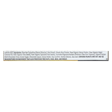 Raw Revolution Glo Bar - Peanut Butter Dark Chocolate And Sea Salt - 1.6 Oz - Case Of 12 - Maras Green
