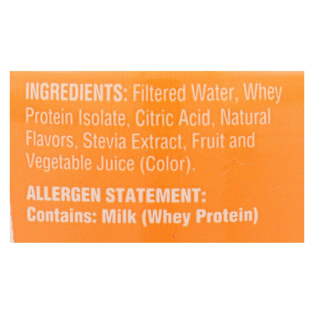 Ready Water - Water Protein Orange Mango - Case Of 12 - 16.9 Fz - Maras Green