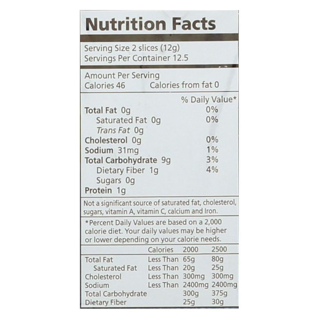 Real Foods Organic Corn Thins - Case Of 6 - 5.3 Oz. - Maras Green