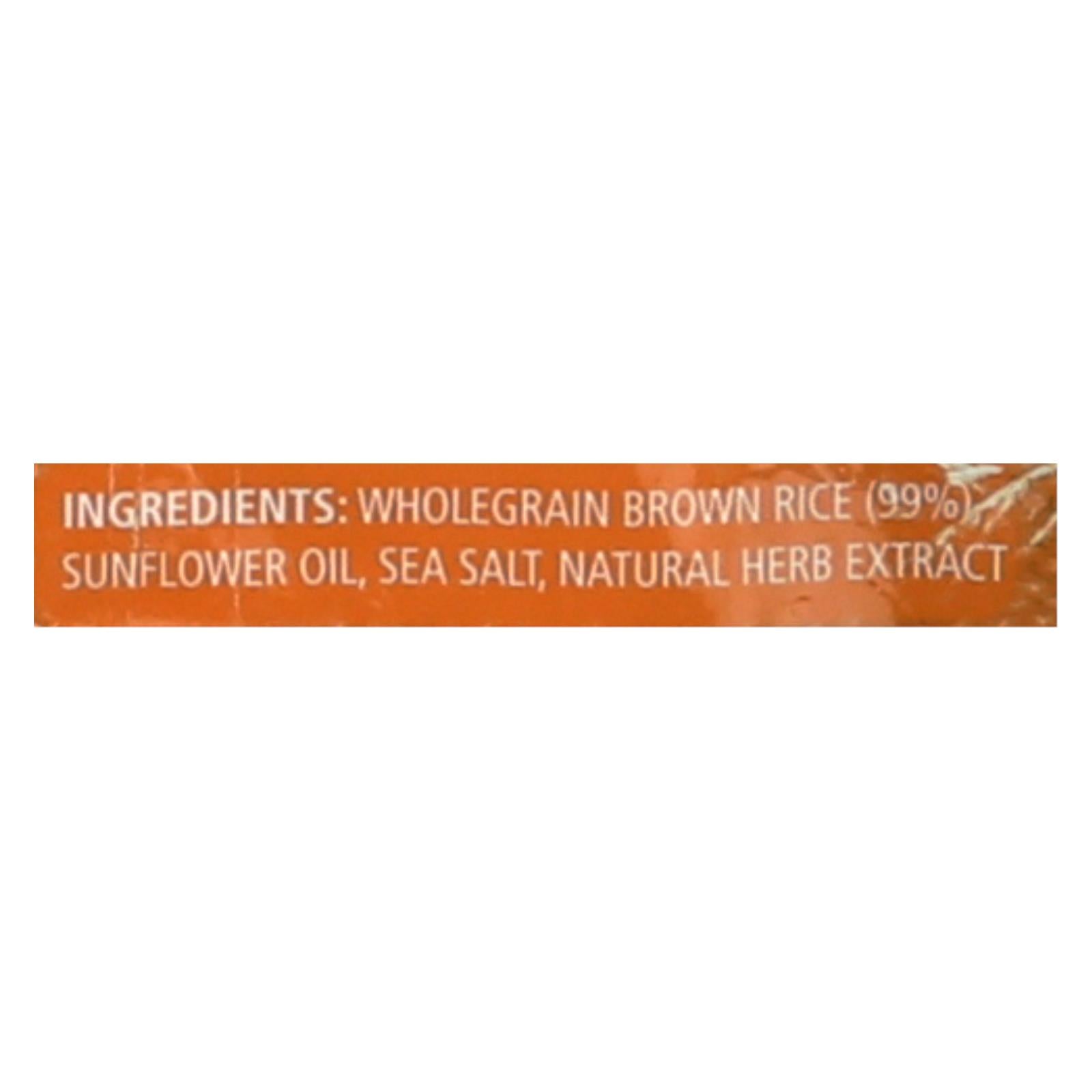 Real Foods Wholegrain Rice Thins - Case Of 6 - 5.3 Oz. - Maras Green