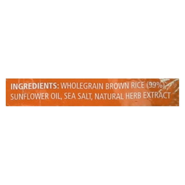 Real Foods Wholegrain Rice Thins - Case Of 6 - 5.3 Oz. - Maras Green