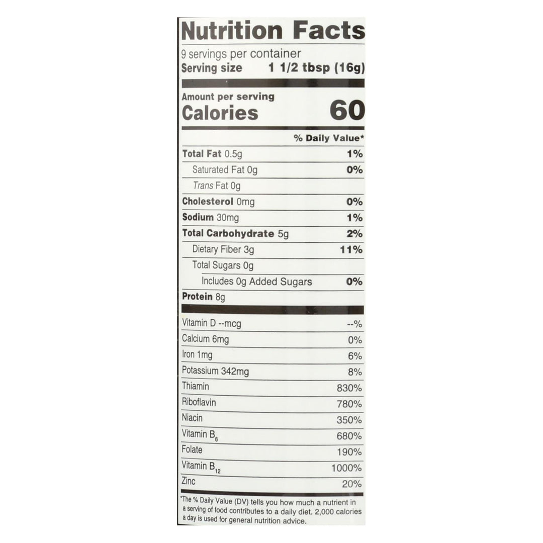 Red Star Nutritional Yeast Vegetarian Support Formula - Yeast Flakes - Mini - Case Of 6 - 5 Oz. - Maras Green