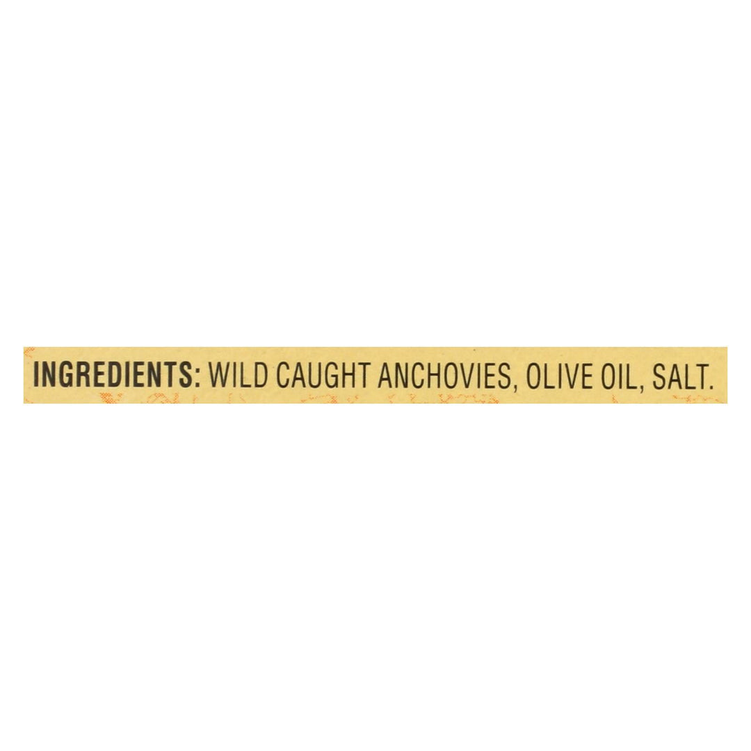 Reese Anchovies - Flat Fillets - In Pure Olive Oil - 2 Oz - Case Of 10 - Maras Green