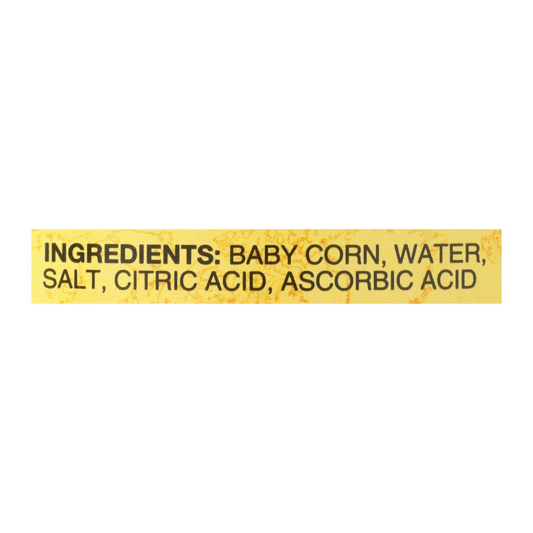Reese - Baby Corn On The Cob - Case Of 12 - 15 Oz - Maras Green