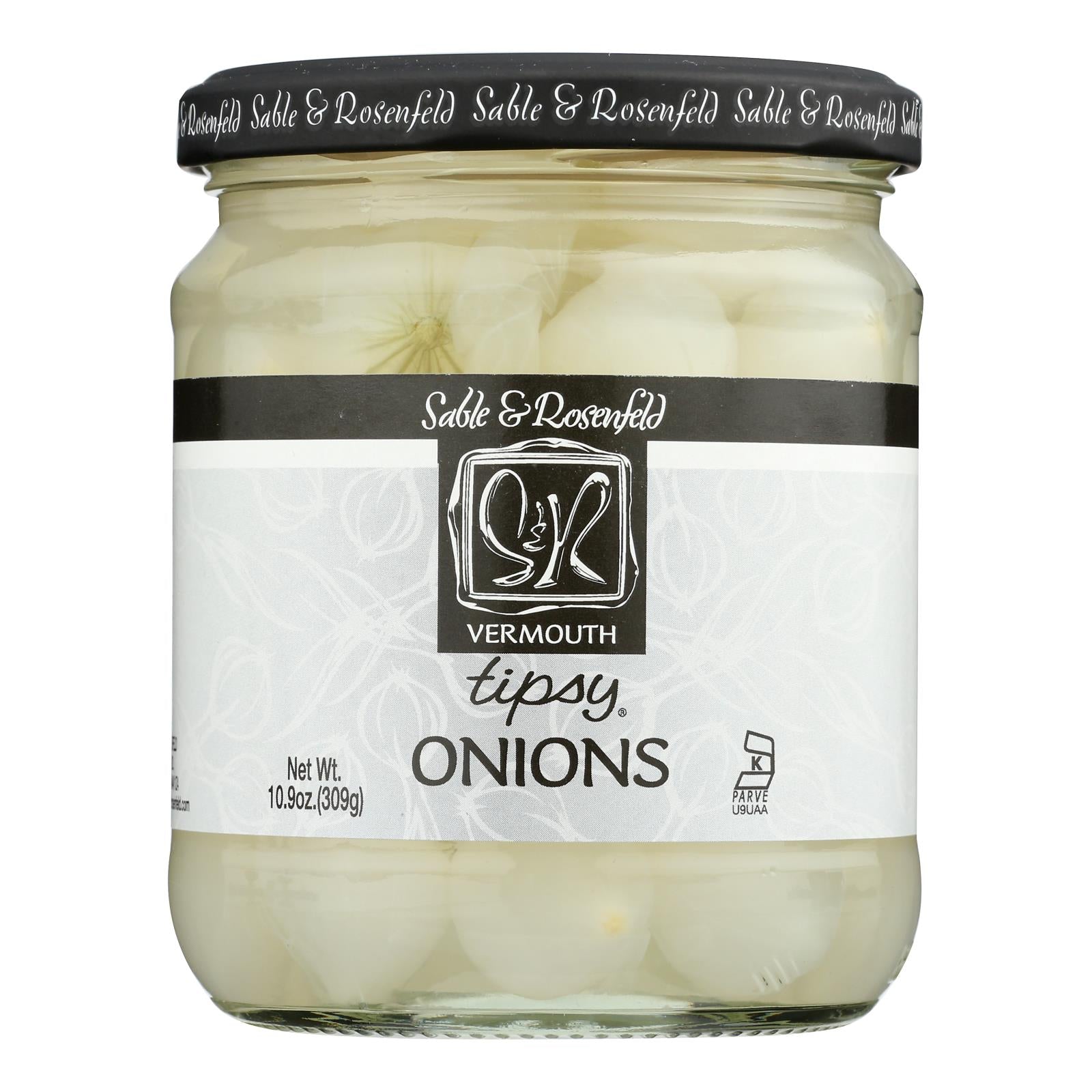 Sable And Rosenfeld Vermouth Tipsy - Onions - Case Of 6 - 10.9 Oz. - Maras Green