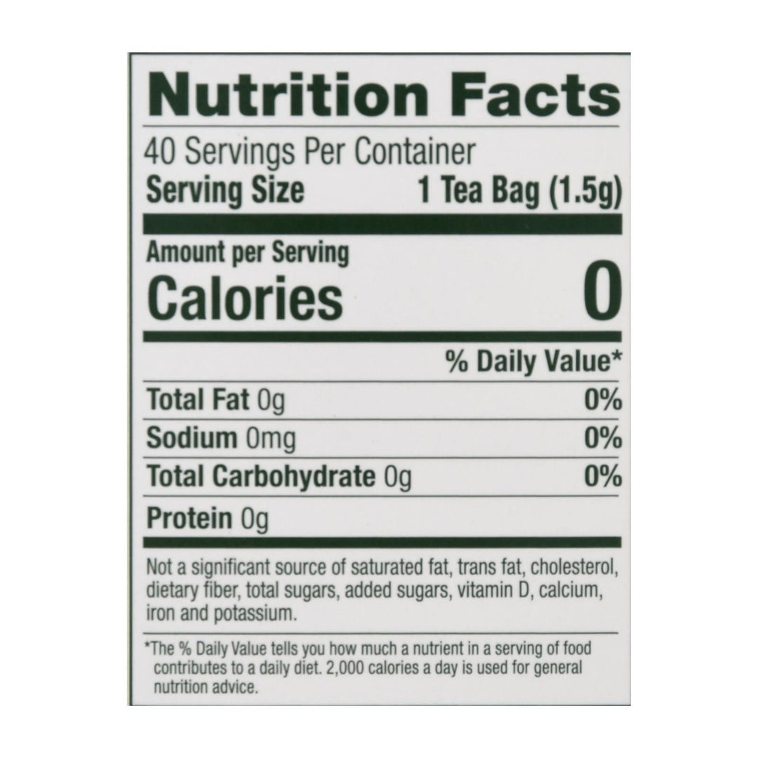 Salada Tea Green Tea - Decaffeinated Serenity - Case Of 6 - 40 Count - Maras Green