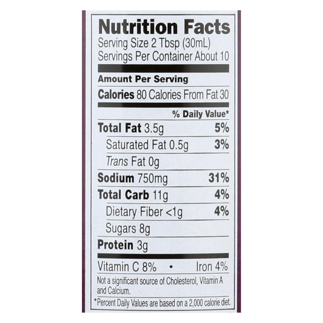 San - J Cooking Sauce - Thai Peanut - Case Of 6 - 10 Fl Oz. - Maras Green