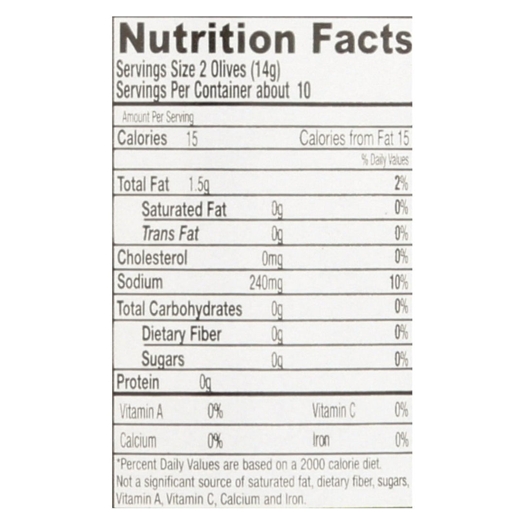 Santa Barbara Olives - Martini Style - Case Of 6 - 5 Oz. - Maras Green