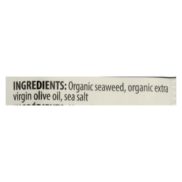 Seasnax Organic Seasnax Original Roasted Seaweed Snack - Case Of 24 - 0.18 Oz. - Maras Green