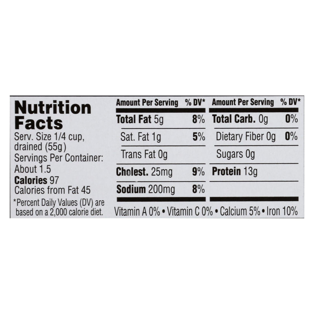 Season Brand Sardines - Skinless And Boneless - In Water - Salt Added - 3.75 Oz - Case Of 12 - Maras Green