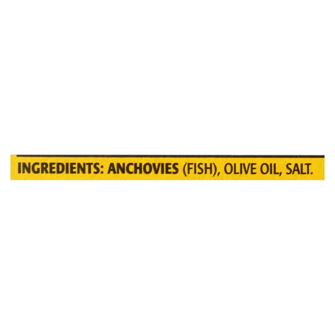 Season Flat Anchovies In Olive Oil - Case Of 12 - 2 Oz - Maras Green