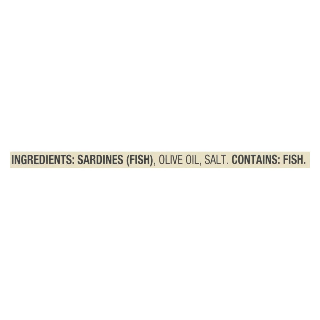 Season Sardines In Olive Oil - Case Of 12 - 4.375 Oz - Maras Green