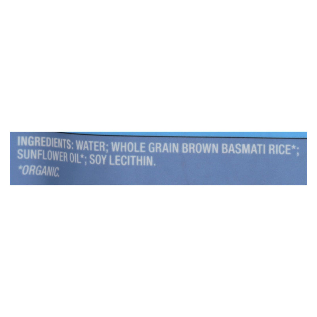 Seeds Of Change Organic Rishikesh Brown Basmati Rice - Case Of 12 - 8.5 Oz. - Maras Green