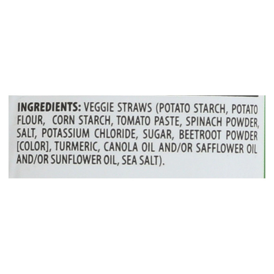 Sensible Portions Garden Veggie Straws - Sea Salt - Case Of 24 - 1 Oz. - Maras Green