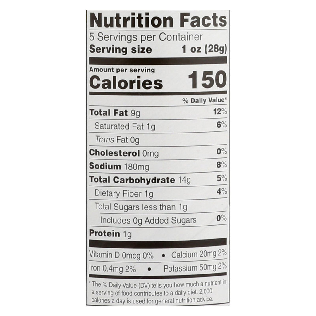 Sensible Portions Sour Cream & Onion Garden Veggie Chips In A Canister - Case Of 12 - 5 Oz - Maras Green