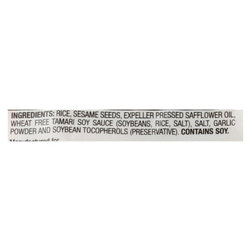 Sesmark Foods Rice Thins - Sesame - Case Of 12 - 4.25 Oz. - Maras Green