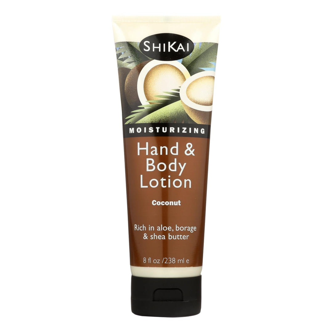 Shikai All Natural Hand And Body Lotion Coconut - 8 fl oz - Maras Green