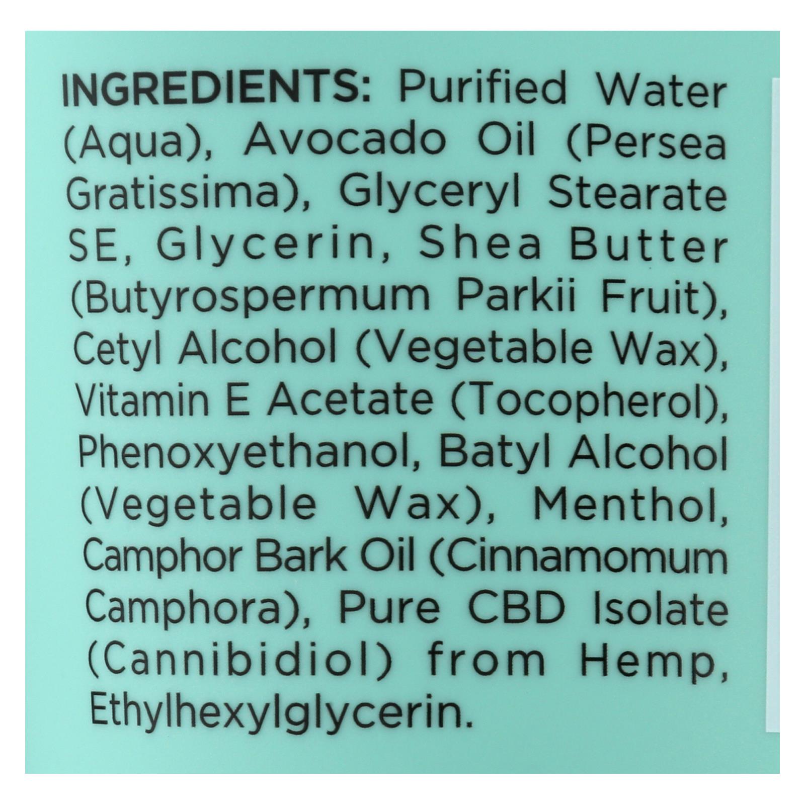 Shikai Products - Cream Cbd Metholated - 1 Each - 3 Fz - Maras Green