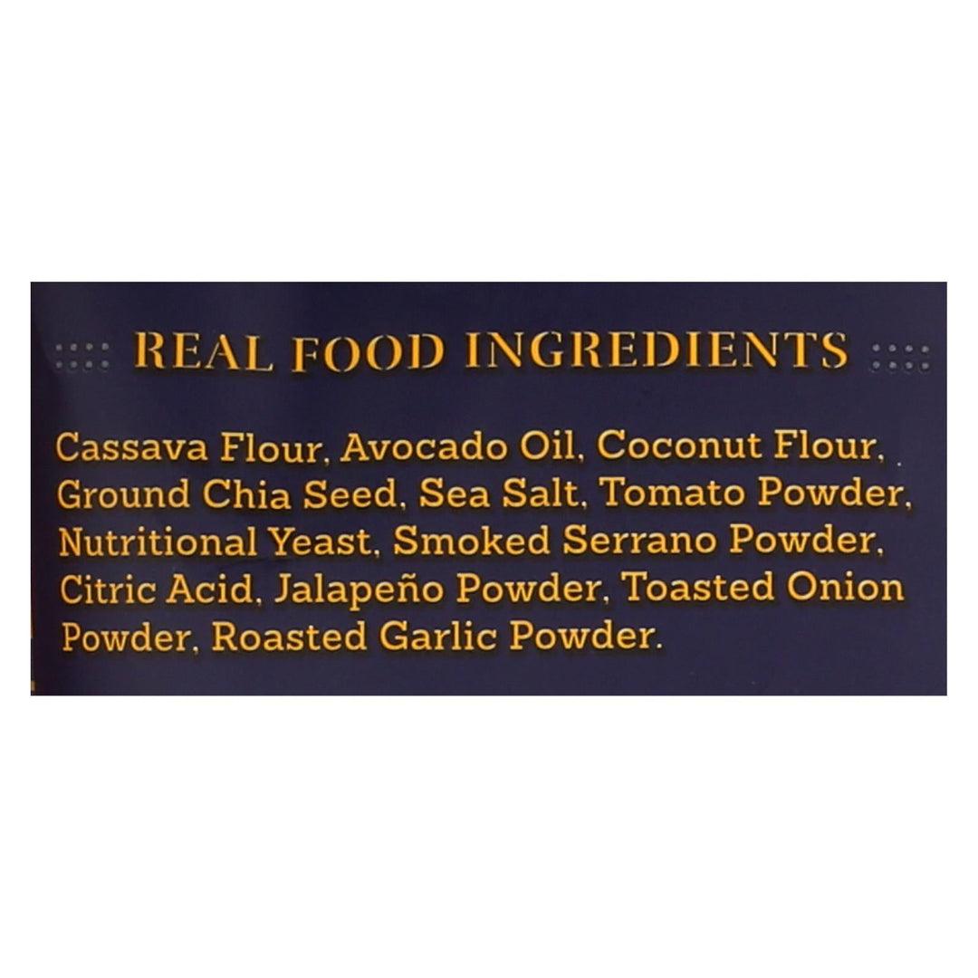 Siete Tortilla Chip - Nacho - Case Of 12 - 5 Oz - Maras Green