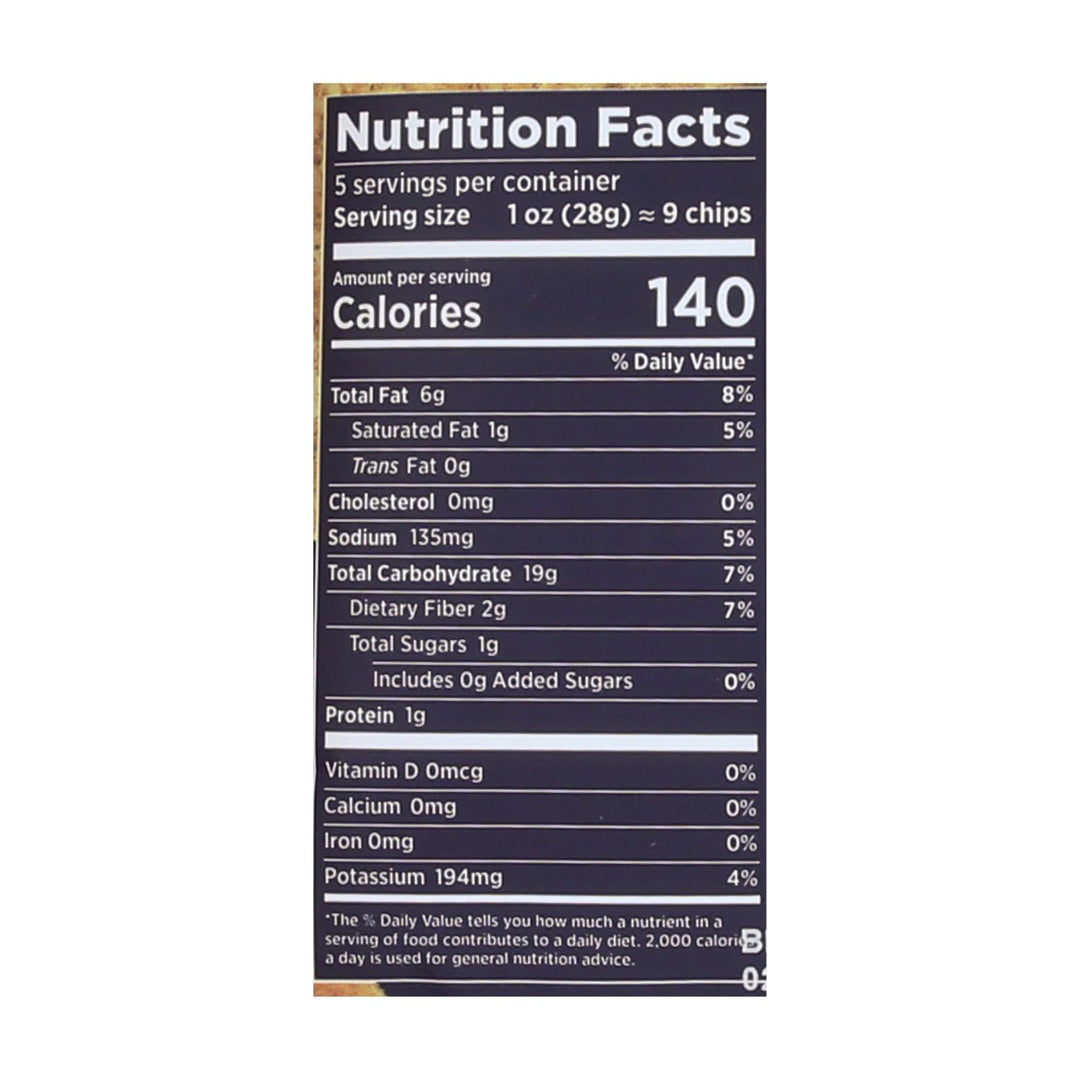 Siete Tortilla Chip - Nacho - Case Of 12 - 5 Oz - Maras Green